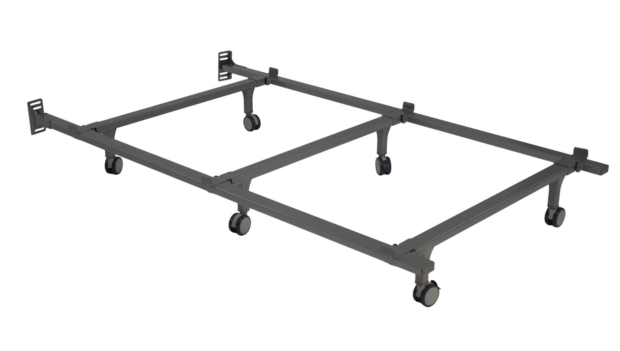标准床架通常被认为是一个简单的金属框架，盒子将坐在那里。