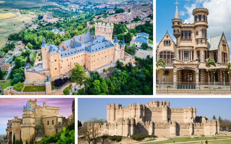 令人难以置信的西班牙城堡和宫殿的集合