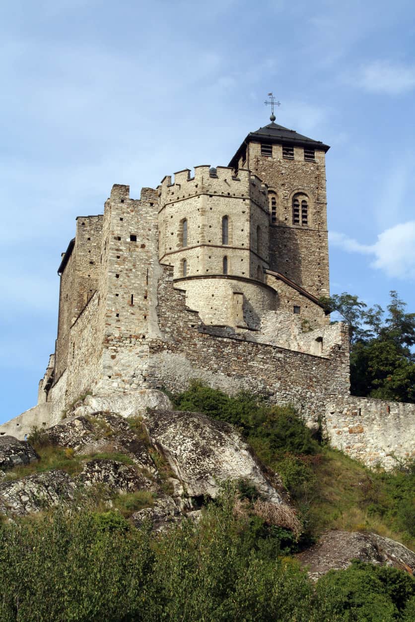 Chateau de Tourbillon，Sion，瑞士